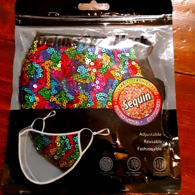 Sequin Face Mask
